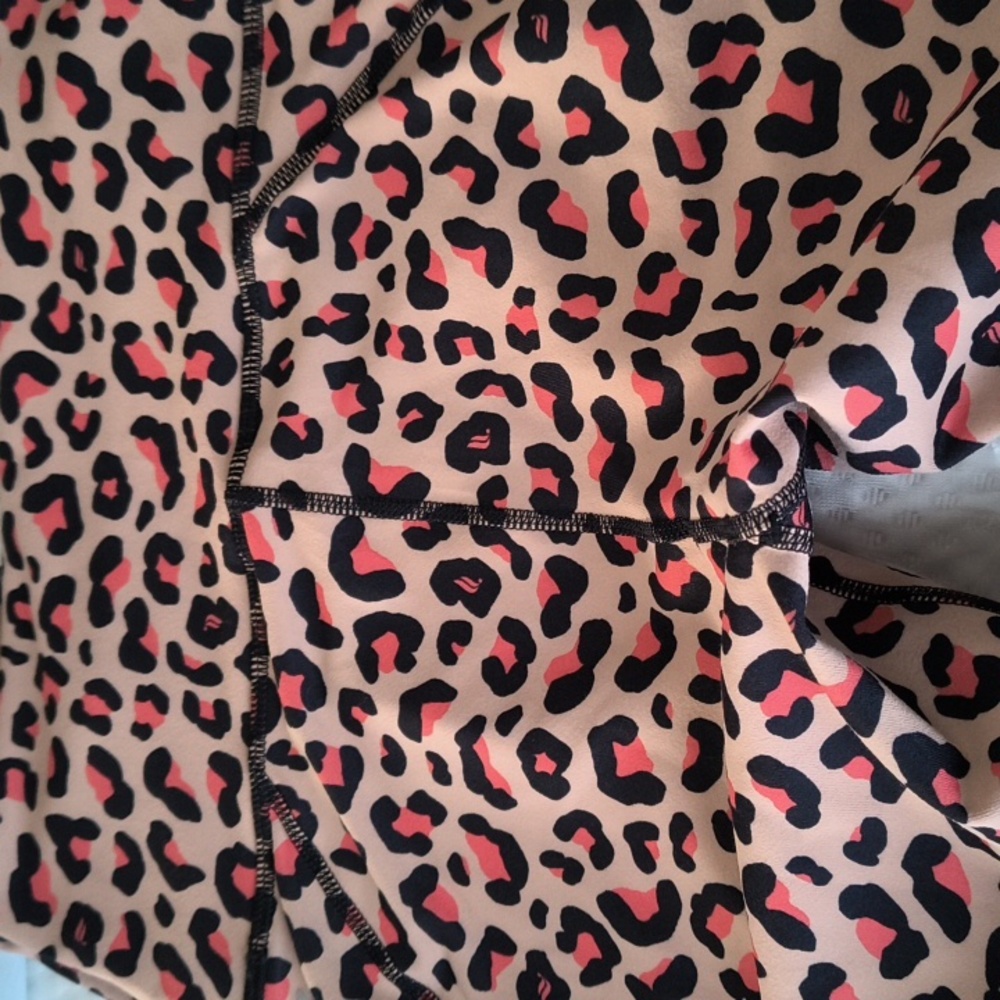 Fabletics Leopard Print Exercise Pants - Picture 4 of 5